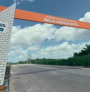 Prefeita Marcela Gomes comemora avanço nas obras de pavimentação do assentamento Belo Horizonte, em Novo Lino