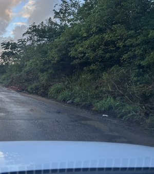 Buraqueira na AL-110 e em estrada da Pindorama prejudica acesso ao Litoral Sul e preocupa motoristas