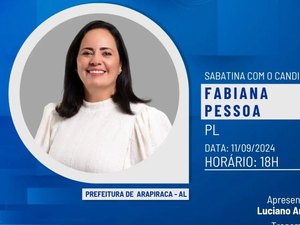 Sabatina do Na Mira Arapiraca terá ex-prefeita Fabiana Pessoa como convidada nesta quarta (11)