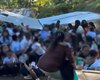 Estrutura de escola desaba durante terremoto; vídeo mostra crianças desesperadas