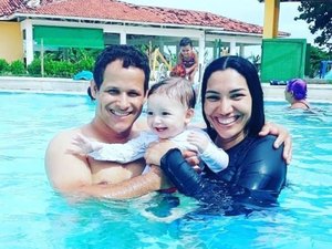 Família alagoana pede ajuda para tratar câncer de bebê em São Paulo