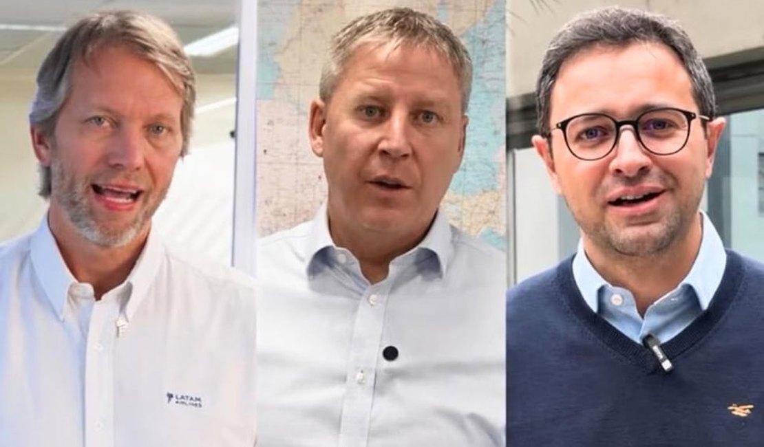 CEOs da LATAM, Azul e GOL gravam mensagens em apoio a Lito Sousa