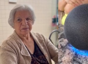 Avó ganha Alexa para lembrar dos remédios e viraliza ao usá-la para rezar