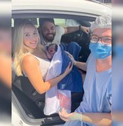 Mulher dá à luz em estacionamento de hospital no interior de SP
