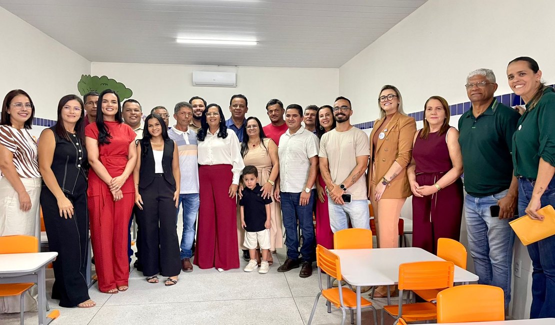 Escola com um dos maiores Idebs de Alagoas é reformada e ampliada em Lagoa da Canoa