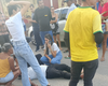 Colisão entre carro e moto deixa uma pessoa ferida no bairro Baixa Grande, em Arapiraca