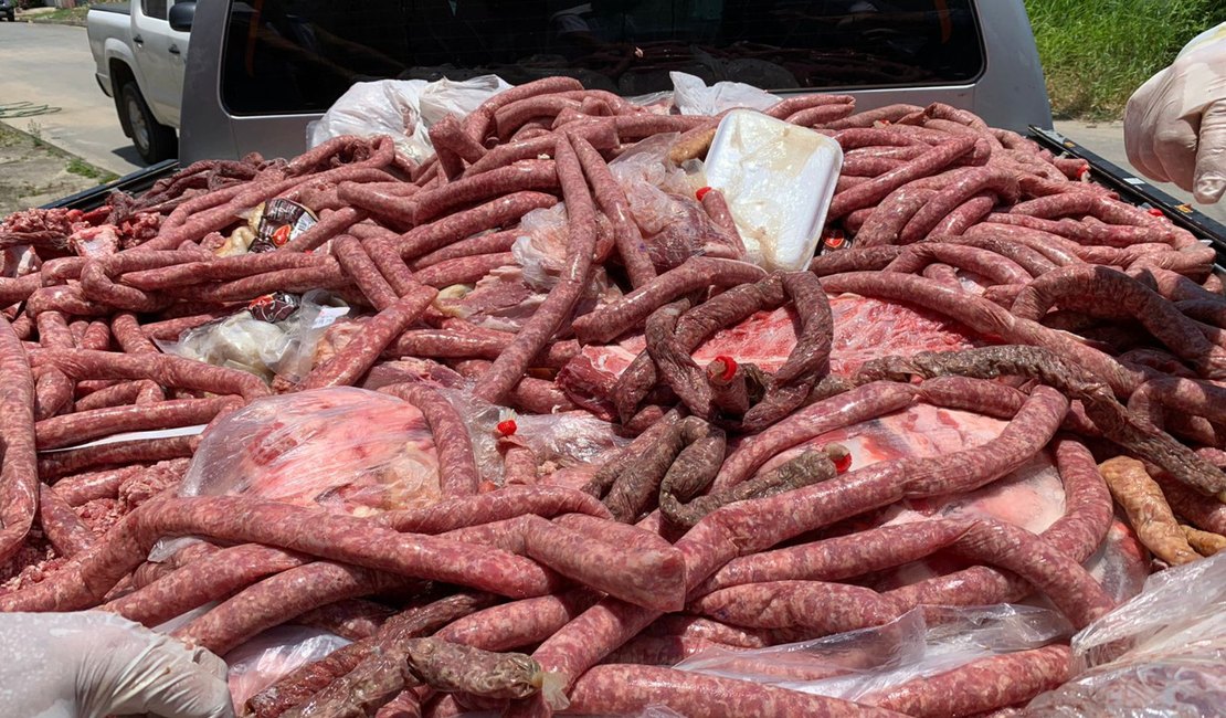 Vigilância Sanitária apreende mais 1.550 kg de alimentos impróprios para consumo