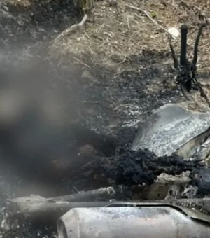 Corpo carbonizado encontrado às margens de rodovia em PE pode ser de morador do Sertão de AL