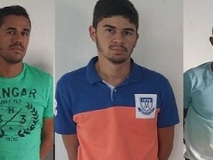Polícia civil prende três suspeitos de vários crimes no Agreste