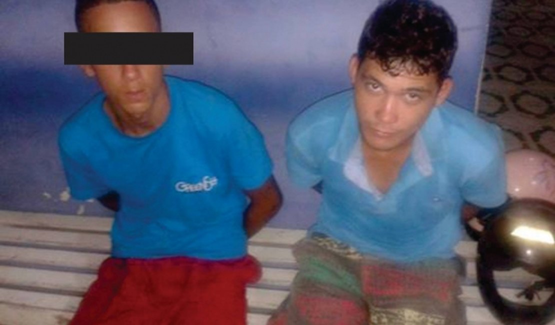 Duas pessoas são detidas durante tentativa de assalto