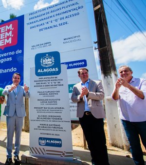 Governador inaugura vias e novas instalações do Espaço Educacional Detranzinho