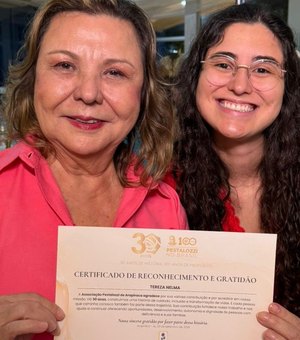 Tereza Nelma é homenageada por trajetória em defesa das pessoas com deficiência
