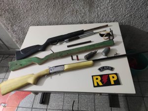 PM/AL desarticula produção e venda de armas artesanais ao atender ocorrência de violência doméstica