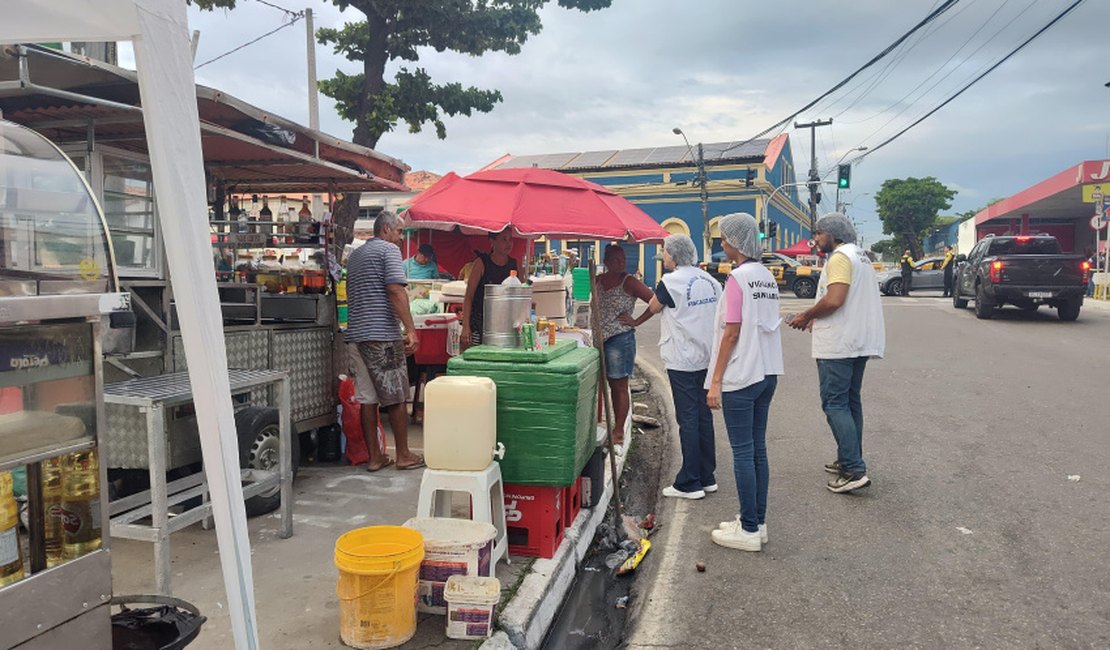 Vigilância Sanitária realiza fiscalização no comércio ambulante do Verão Massayó