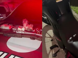 Homem é preso com drogas, armas de fogo e moto roubada no bairro Clima Bom