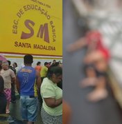 Homem é morto com diversos tiros em frente a escola no bairro do Clima Bom