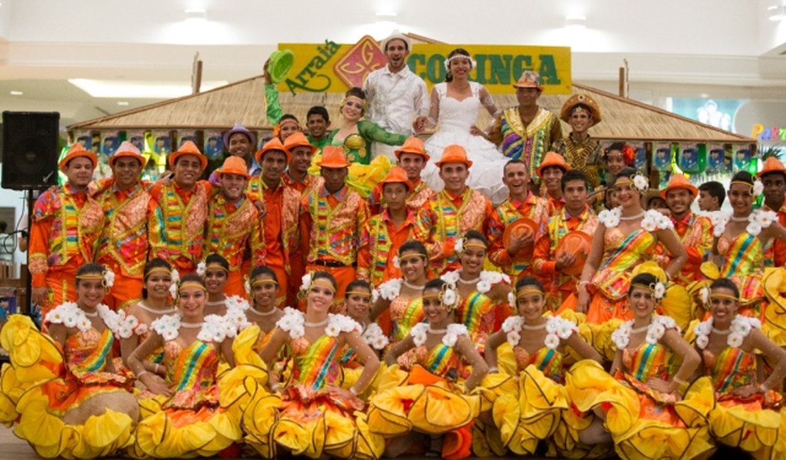 Quadrilhas juninas fazem apresentações especiais no Arapiraca Garden Shopping