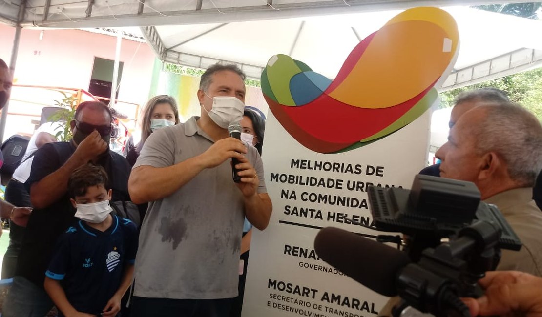 Renan Filho inaugura obras no complexo de grotas Santa Helena