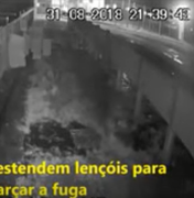 [Vídeo] Câmeras de segurança flagram fuga de presos do Sistema Prisional