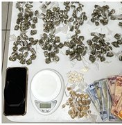 Polícia Militar flagra adolescente com meio quilo de drogas em Piranhas