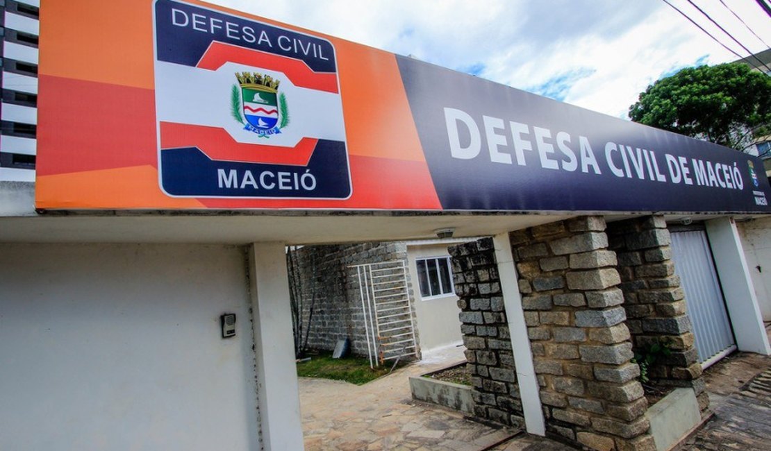Árvore com risco cair na sede da Defesa Civil é removida pelos Bombeiros