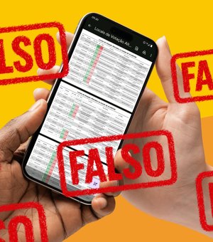 TRE/AL alerta para circulação de lista falsa sobre mudanças em locais de votação no 2º turno