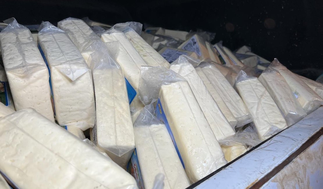 Cerca de mil quilos de queijo são apreendidos em laticínio clandestino no Sertão de AL