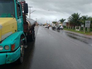 Motorista cochila ao volante e provoca acidente na AL-220 no Agreste alagoano