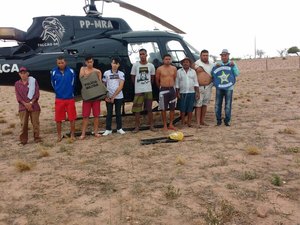 Nove pessoas são presas em operação integrada da PC e PM no Sertão de Alagoas