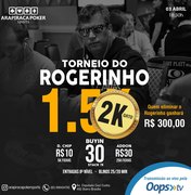 Top 20 do Brasil, Rogério Siqueira participa de torneio em Arapiraca