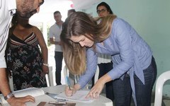 Cibele Moura, confirmando sua candidatura para as Eleições 2018