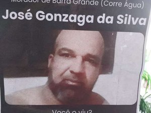 Família procura por homem desaparecido em Maragogi