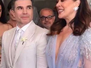 Claudia Raia se casa com Jarbas Homem de Mello, em São Paulo
