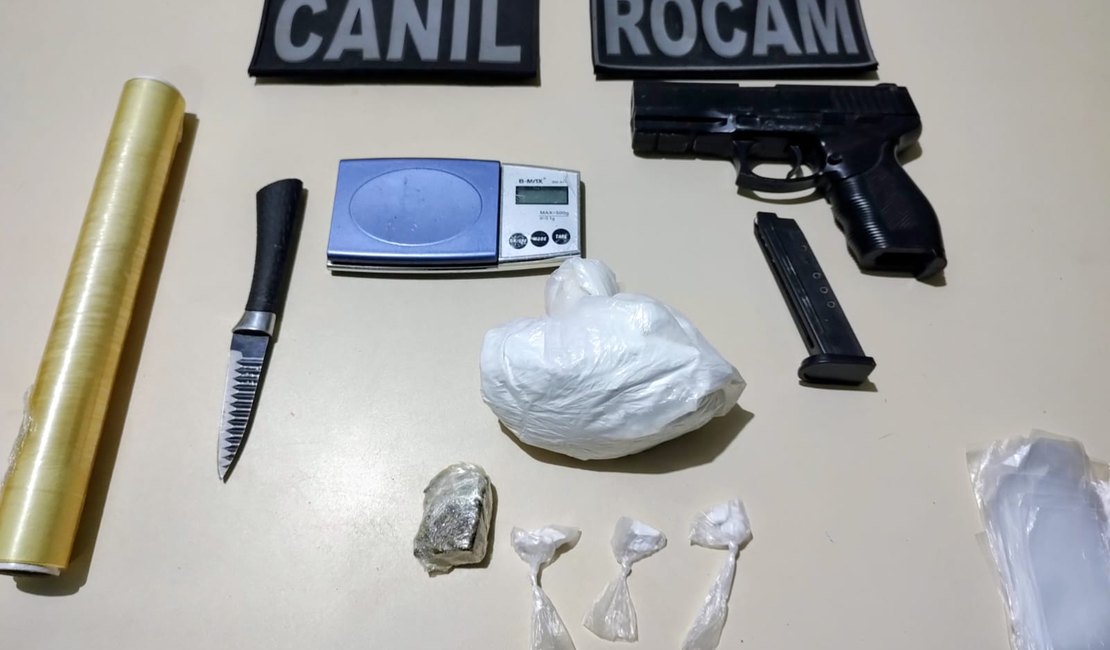 Homem é preso com cocaína escondida no carro e em casa em Arapiraca