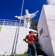 Prefeitura de Palmeira inicia preparativos para a Paixão de Cristo 2026 na Serra do Goiti