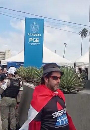 PGE e APE/AL repudiam 'atos de truculência' durante protesto do Sindpol