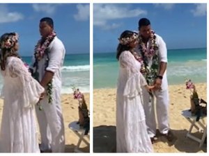 Xanddy e Carla Perez renovam votos de casamento no Havaí
