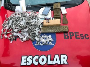 Casal é preso com mais de 2kg de maconha na parte alta de Maceió
