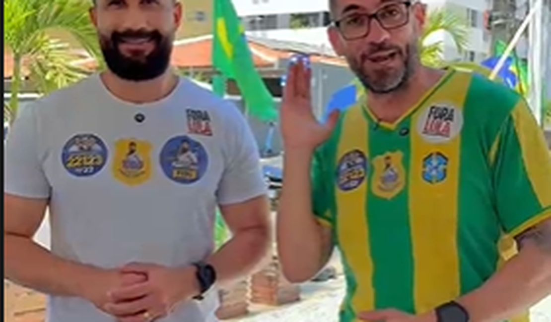Fabio Costa e Leonardo Dias inauguram comitê em Maceió com adesivaço e presença de apoiadores