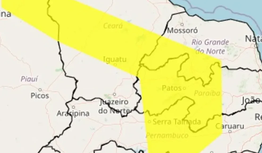 Quatro cidades alagoanas recebem alerta de umidade baixa do INMET