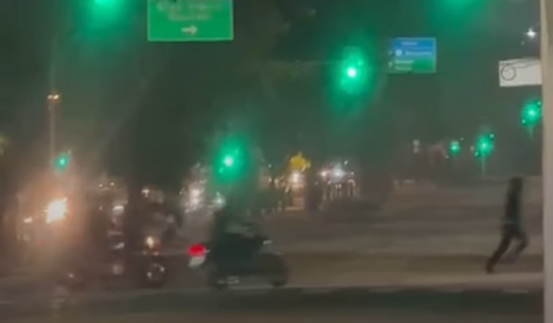 Grupo de motociclista causa perturbação e deixa feridos em Maceió