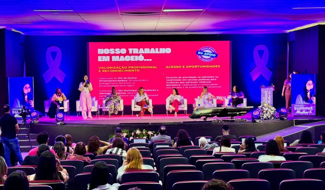 Teca Nelma destaca projetos de combate à violência e incentivo à autonomia em evento de Maceió