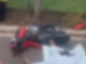 Motociclista morre ao colidir violentamente contra poste no município de Estrela de Alagoas