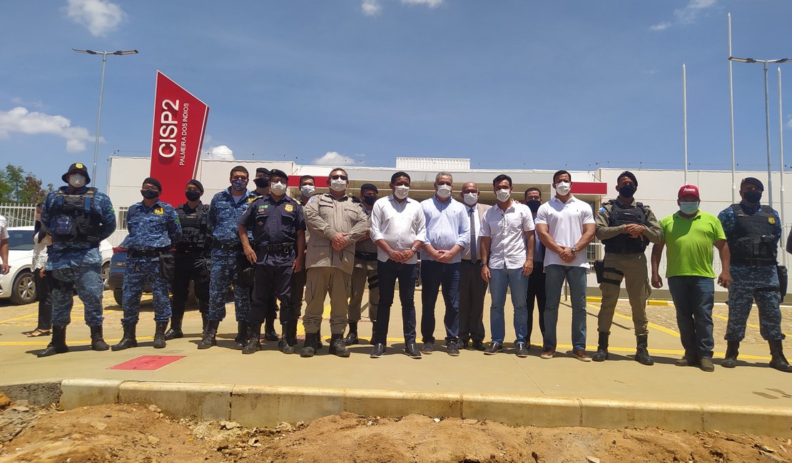 Alfredo Gaspar de Mendonça faz visita técnica ao CISP 2 de Palmeira