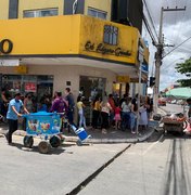 Aglomerações em filas de agências bancárias voltam a ficar descontroladas em Arapiraca