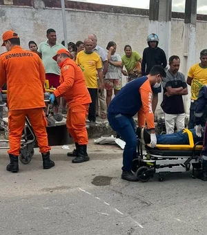 Colisão entre motocicletas deixa dois homens feridos em Arapiraca