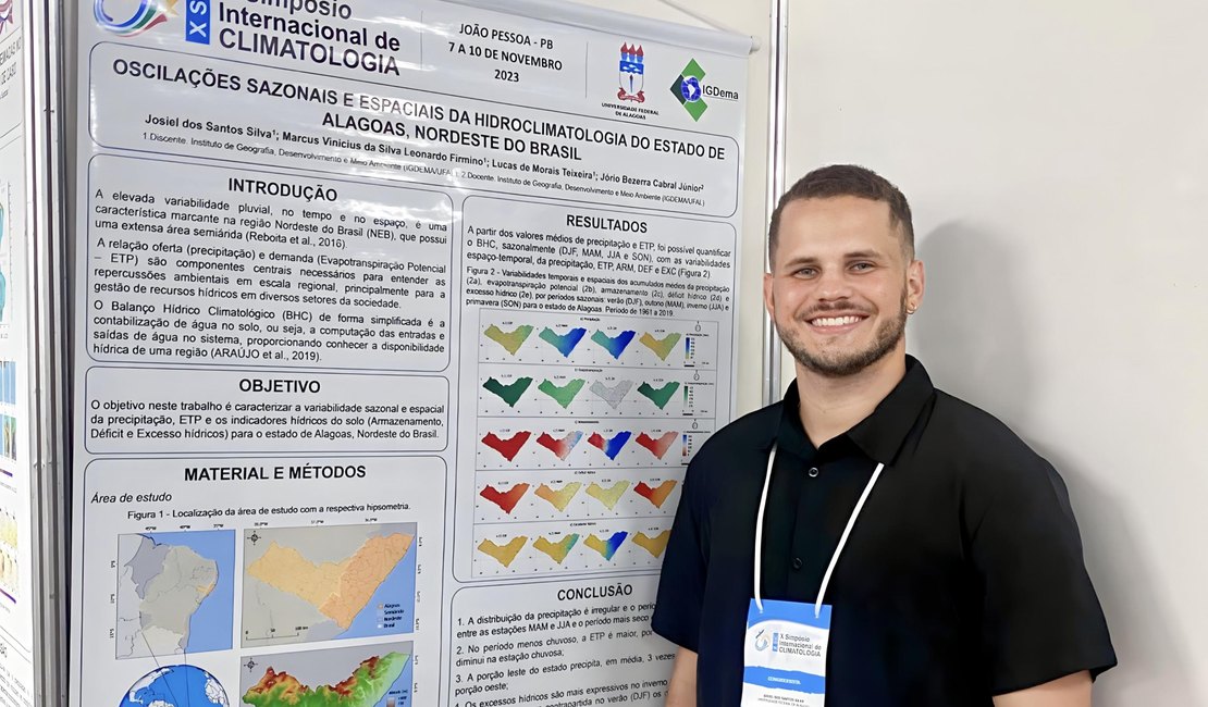 Governo de Alagoas premia pesquisa sobre hidroclimatologia e disponibilidade hídrica em Alagoas