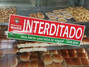 Vigilância interdita panificação e apreende uma tonelada de alimentos impróprios para consumo