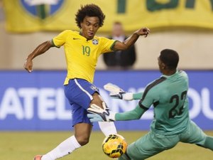 Jogada ensaiada boa é a que dá certo: gol do Brasil