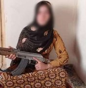 Garota afegã  fuzilou  talibãs que mataram seus pais